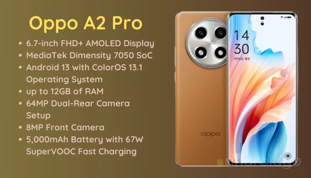 OPPO A2 Pro จอ AMOLED 3D